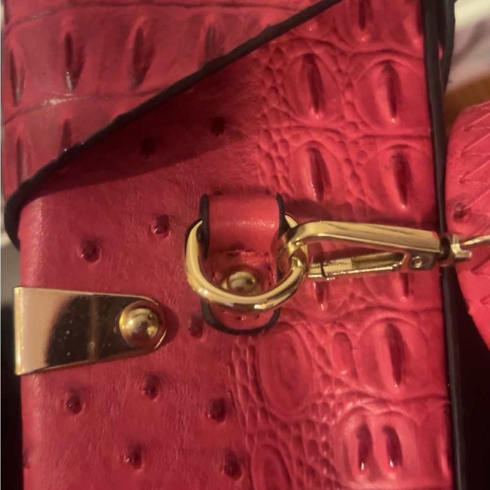 Elegant Pink Studded Crossbody Bag - Picture 6 of 6